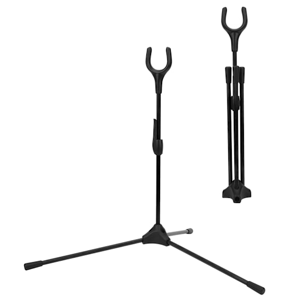 Sammenklappelig recurve bue stand holder bueskydning lige bue stander til jagt udendørs sportSort