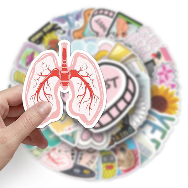 50 ark gentager ikke vsco Wind Graffiti Sticker Bil Bagagerum Vandtæt Sticker Tegneserie Hot Cut Sticker