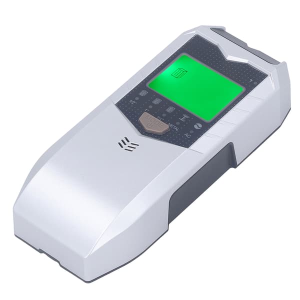 Stud Finder Vægscanner Sensor 5 Tilstande Håndholdt Detektor LED Display til Træ AC Ledning Center Kant Sølv