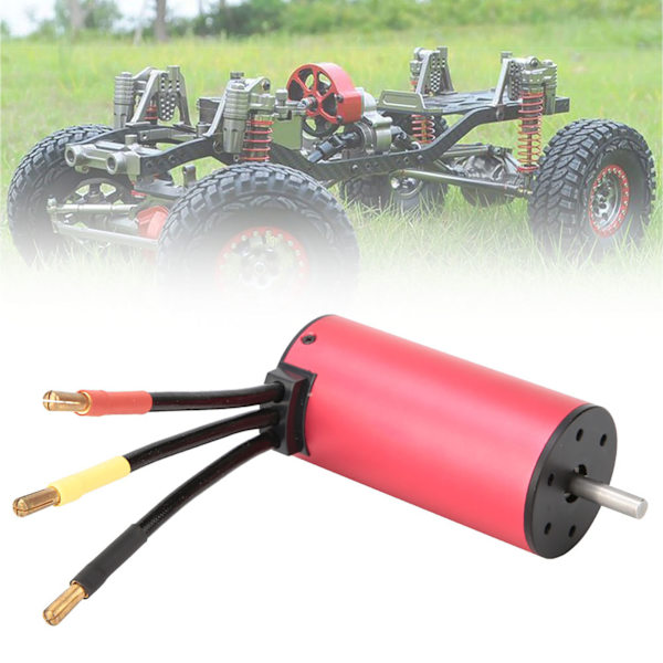 S3670 2650KV vedenpitävä harjaton moottori 1/10 RC-auton lisävarusteosaan