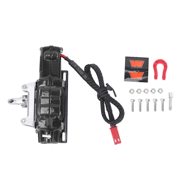 Automatic Winch Remote Control 1/10 Crawler Car Accessory Part Fit for Axial SCX10Black