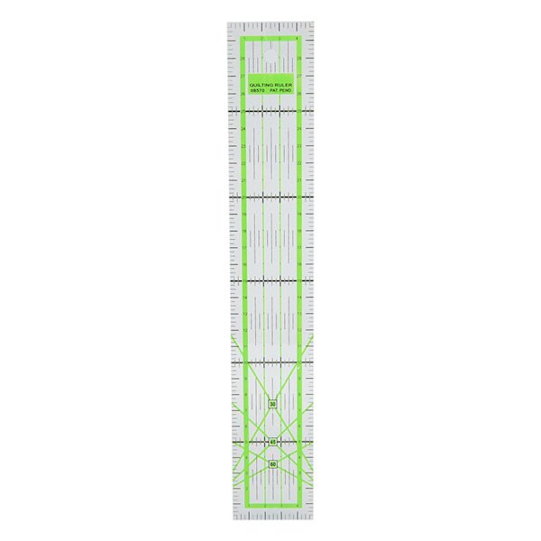5 * 30 cm korkea läpinäkyvä räätäli-ompelukone tikkaustyökalu tee-se-itse-ompeluviivain