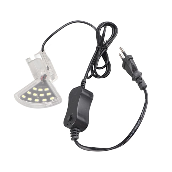 5W LED Akvarielys Dobbelt Række LED Akvarielampe Klemme På Lampe til Akvarium