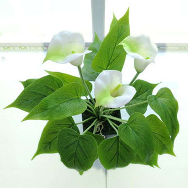 Kunstige Blomster Stue Dekorative Blomster Plastik Blomster Simulation Potteplante Ornamenter Falske Blomster