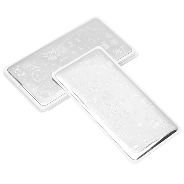 6 stk. neglekunst-stempling Manikyr DIY-malbildeplate vaskbar