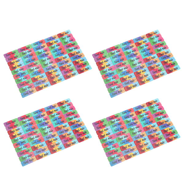 200 st träetiketter 30x10mm Färg Personlighet Stark Hållbar Handgjord Trä Manuellt Skylt