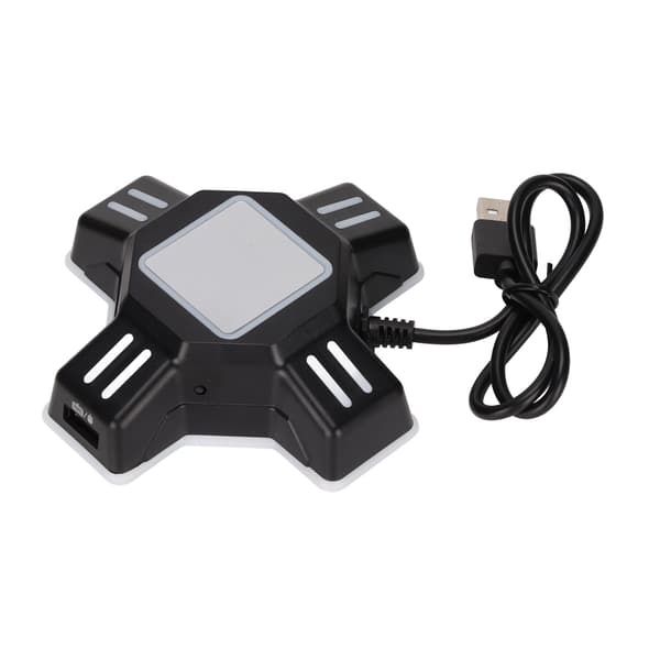 KX tastaturmuskonverter USB-mus tastaturadapter til PS4 til Switch til PS3 til Xbox One sort