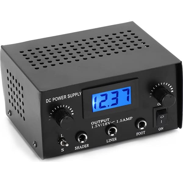 Tatuoinnin virtalähde LCD-näytöllä, säädin liner-shader-tatuointikoneelle, EU-pistoke