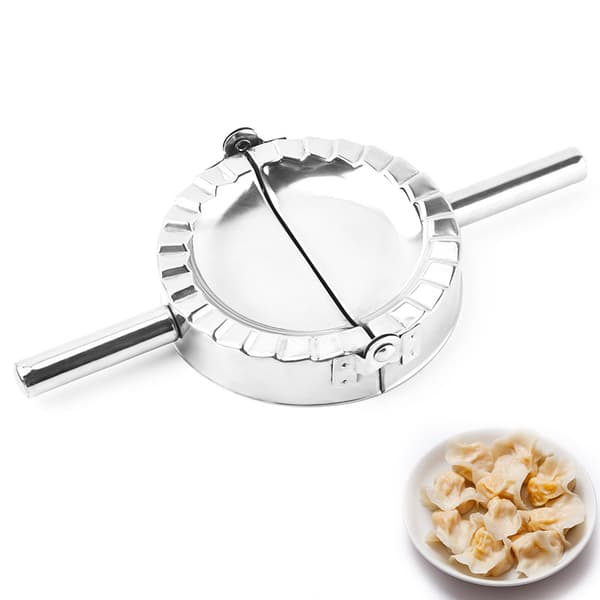 7,5 cm Empanadapresse, dumplingmaskin i rustfritt stål, deigkutter, dumplingform for empanada, dumpling, ravioli, piroger, turnovers