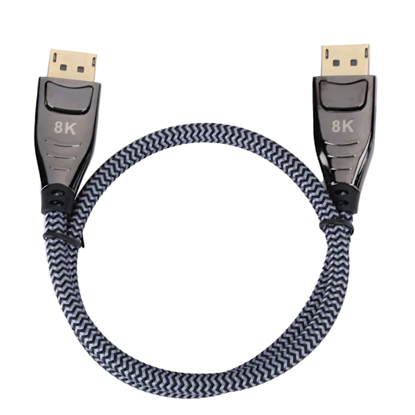 A0301 DP1.4-versio 8K 60 Hz:n kaapeli, teräväpiirtoadapterikaapeli, jossa valo PC-tietokoneelle DP‑8K‑0,5 metriä