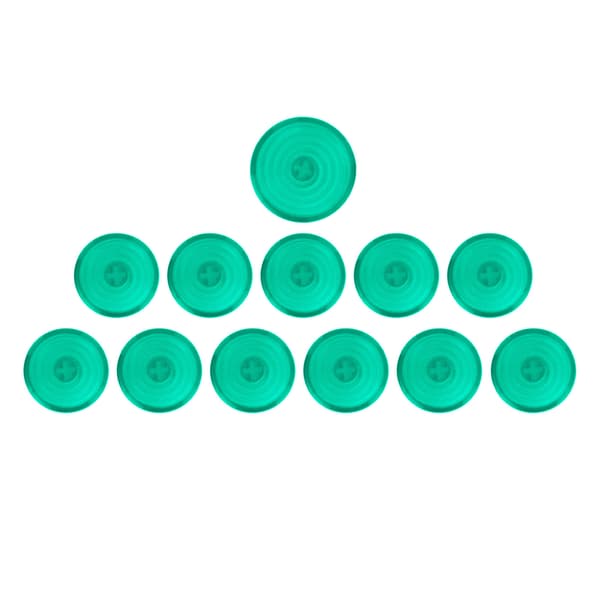 12 stk Arcade-knapdæksler 20,2 mm 25,3 mm Mekaniske trykknapdæksler til Kailh til Cherry til Akko til Glorious Switch Green