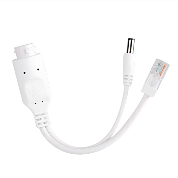 24 V vedenpitävä IP-kamera Power Over Ethernet -sovitin POE Kaapelin jakaja InjectorWhite
