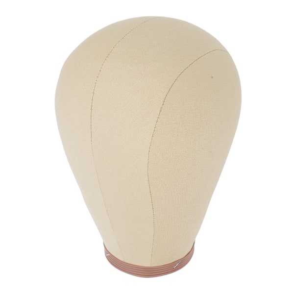 Parykk Mannequin Hode Nål Binding Canvas Hårstykke Modellhode for Parykk Styling Tørking Display 23in