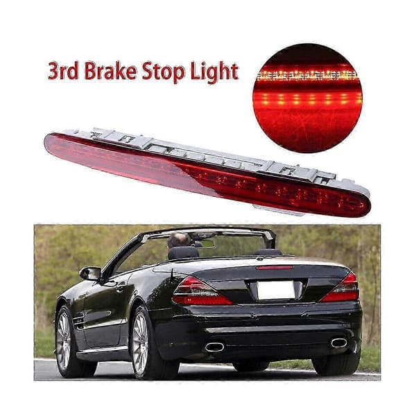 Mercedes SL R230 2001 - 2012 Brake Light LED Third Brake Light SL500/600/63 Röd