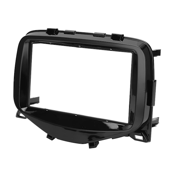 2DIN bilradiofascia trim sentral kontroll dashbordpanel erstatning for AYGO 2014‑2015