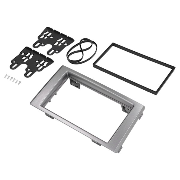 2DIN bilstereo radiofascia CD DVD instrumentpanel trim ersättning för IVECO Daily 2006‑2014
