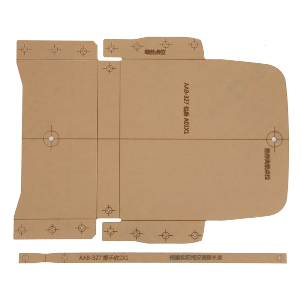 Akryl handväska plånbok mall Stencil DIY handgjorda läder hantverk mould