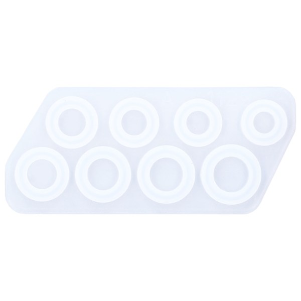 Silikonform DIY Unik Kristall Epoxy Ring Transparent Silikonform Dekoration