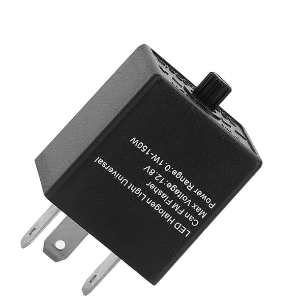 12V 24V 3-PIN Justerbart LED Blinklysrelé Blinklys for Bil Motorsykkel