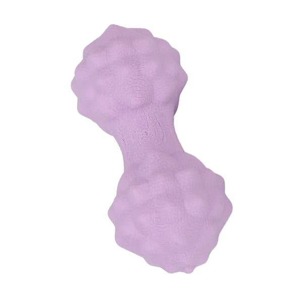 Peanut Massagebold Multi-Directionel Massage Ergonomisk Blød Dobbelt Lacrosse Massagebold til Stressreduktion Lilla