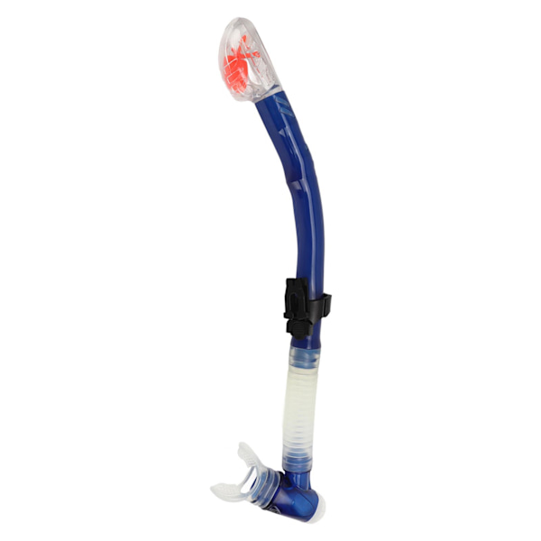 Tør snorkelrør PVC silikone let vejrtrækning letvægts svømning snorkelrør til dykning entusiast blå