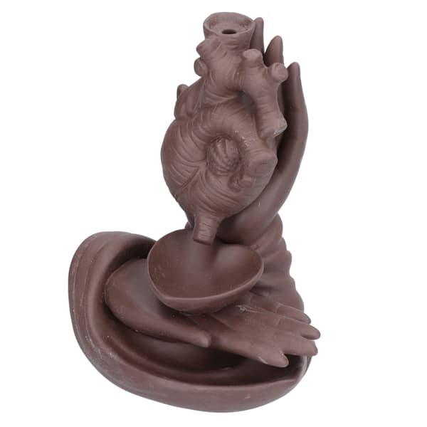 Keramisk røgelsesbrænder vandfald tilbageflow røgelsesholder ornament til hjem soveværelse kontor sauna SPA