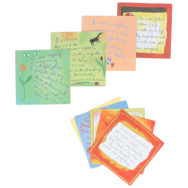 64 kortlekar Power Thought Cards engelskspråkiga positiva affirmationskort