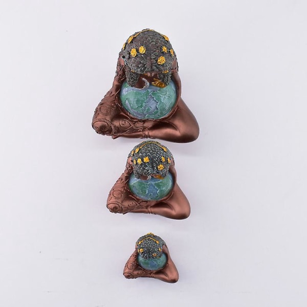 Eterisk Gaia Mother Earth Set för heminredning