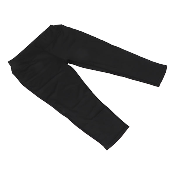 Sport Leggings Højtaljede Yogabukser Mavekontrol Træning Fitness Løbelegging til kvinder SortL