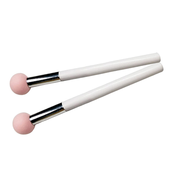 2 x Concealer Svampborste Under Ögon Concealer Borste för Flytande Foundation--
