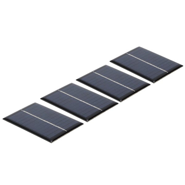 4 stk. 0,6 W 6 V Mini solcellepanel modul fotovoltaiske solceller udendørs camping batteri oplader DIY dele