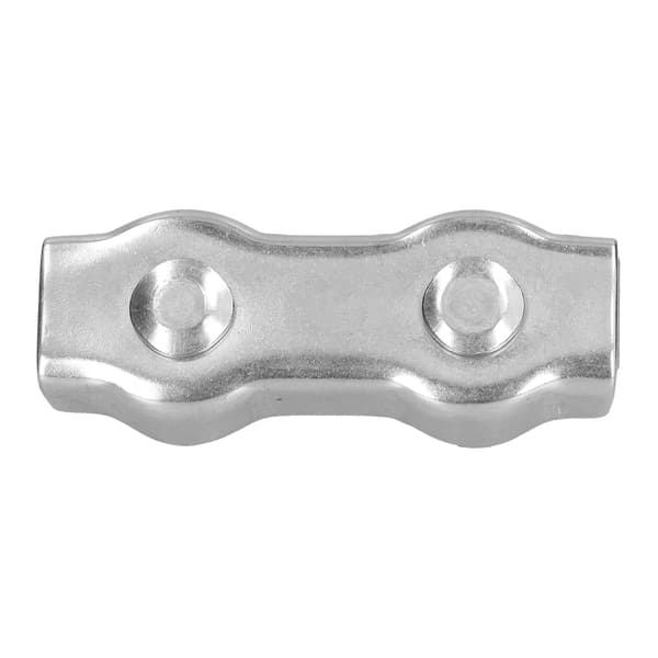 Wire Rope Clips Rustfritt Stål Kabelklemmer Enkelt Grep Kaliper Duplex Låseanordning 20 stk M2
