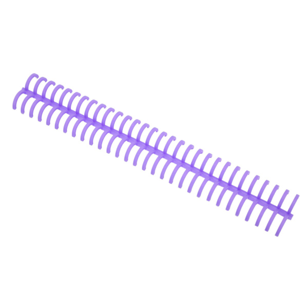 10 stk. spiralryg spiral 130 ark kapacitet rygsøjle kam 30 huller 16mm diameter sæt kit lilla