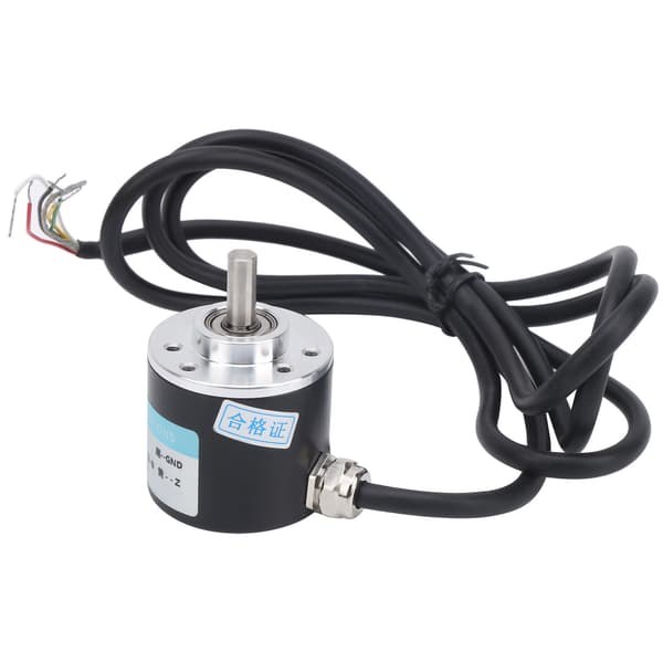 ABZ Encoder Inkrementel 3-Faset Solid Aksel 6mm Motorreduktionsudstyr DC5‑24VC38S6G5‑1000Z