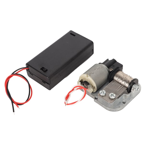 DIY Clockwork Music Box Batteridriven lugnande musik 18 noter Musikalisk mekanism rörelse