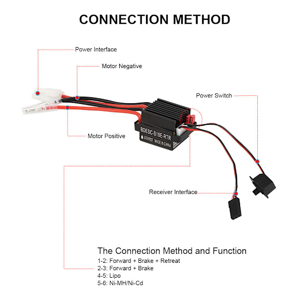 RC modell bil Universal 540 borstmotor med 320A borste ESC RC delar tillbehör45T