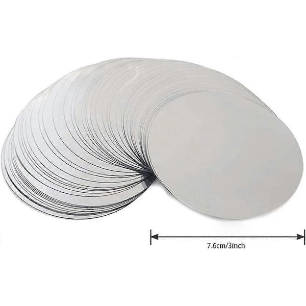 100 st Silver Vinkork Droppstopp För Disk
