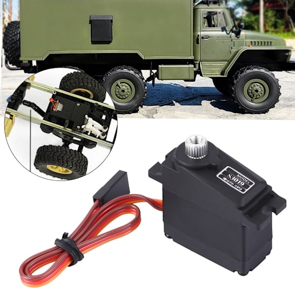 Vattentät 17g Digital Servo Metal Gear för WPL1625 RC Fjärrkontroll Truck Part Tillbehör