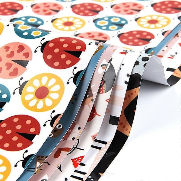 Presentpapper Sött Tecknat Leksak Omslagspapper Födelsedagspresent Omslag DIY Papper Student Sovsal Tapet Väska Bokomslagspapper