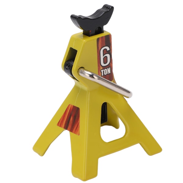 RC Jack Stativ Justerbar Höjd Simulering Dekorativt tillbehör Mini Lifting Jack för SCX10 D90 1/10 RC Bil Gul