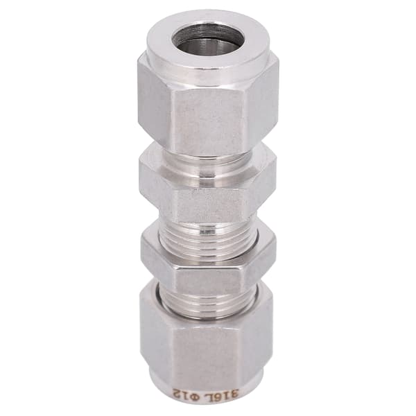 316 rustfrit stål dobbelt ferrule kompressionsfitting skotstik tilbehør Ф1/2