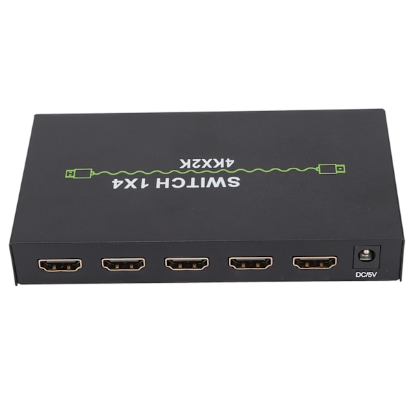 High Definition Multimedia Interface Splitter 4k 1 in 4 Out Stabil Pålitelig Praktisk Datamaskin Enhet Spenning 100‑240VEU Plugg