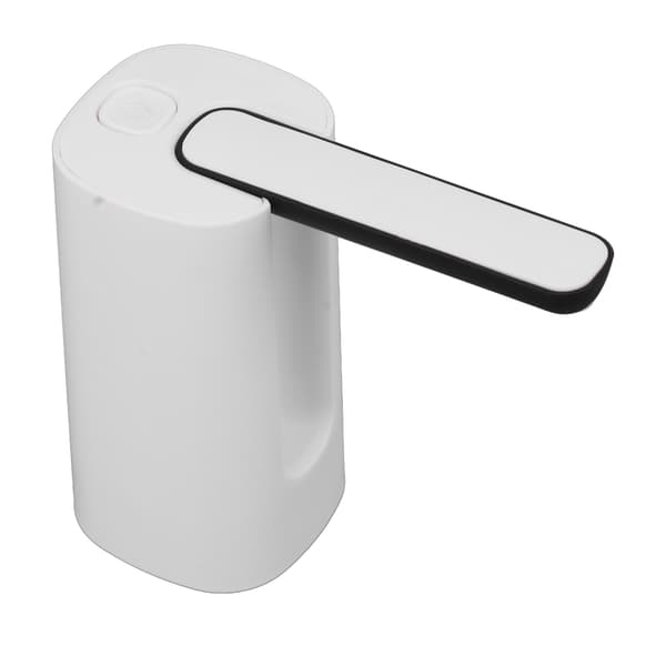 Vattenflaskpumpdispenser Vikbar Autosensor Högeffektivt Filtreringssystem Automatisk Dricksvattendispenser för Hem Utomhus Kontor Vit