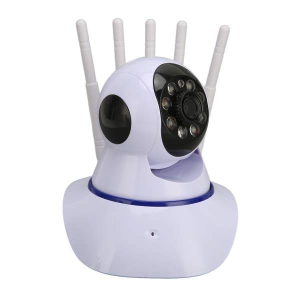 Hjemmesikkerhedskamera Trådløst WiFi HD 1080P 360 graders nattesyn Tovejs stemmeovervågningskamera til hjemmet indendørs