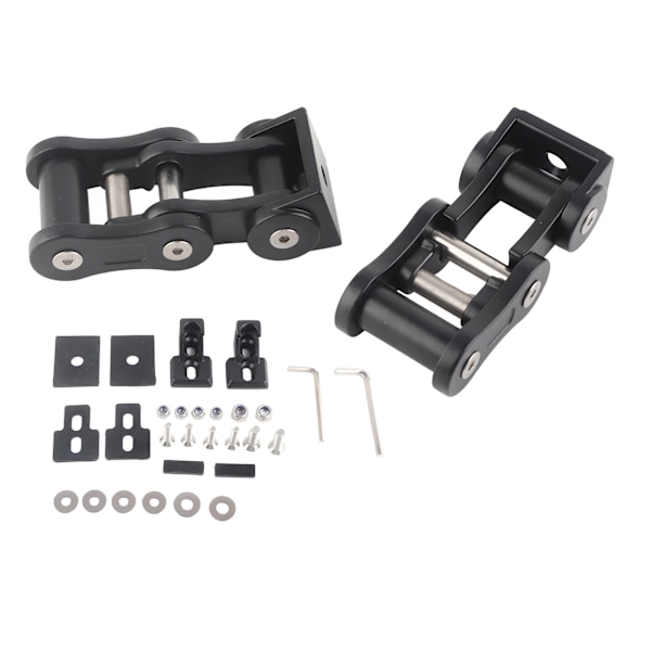 Motorhuvspärrar CNC Aluminiumlegering Motorhuvslås Passar för Wrangler JK JKU 2007‑2018