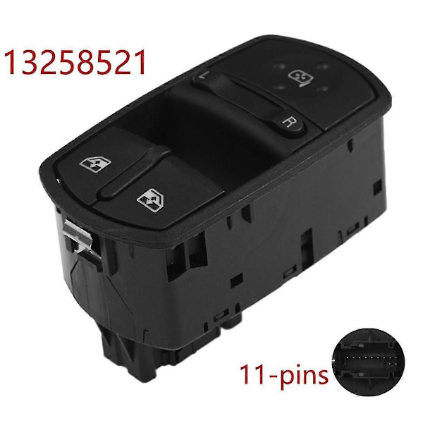 Ny 13258521 RHD Elektrisk Vindusbryter for Opel Corsa D/E 2006 -2014 13258521AA Biltilbehør