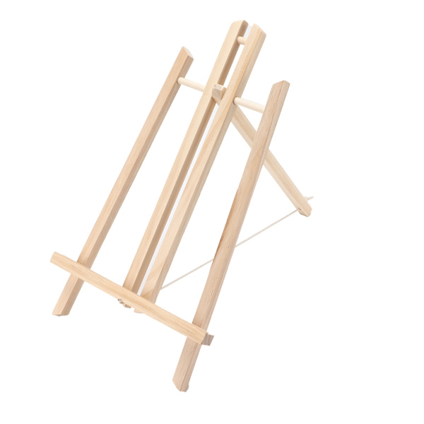 Tre easel i tre, justerbar, bærbar, lett, kompakt, tre skrivebordseasel for klasserom, kunstaktiviteter, malingsfester, utstillingerM 40cm