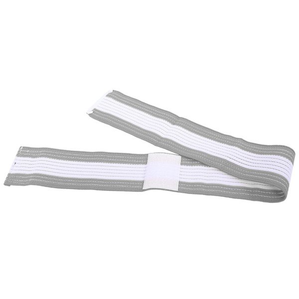 Justerbar ankelstøttepude Beskyttelse Elastisk Brace Guard Support til Gym Fitness Grå Hvid