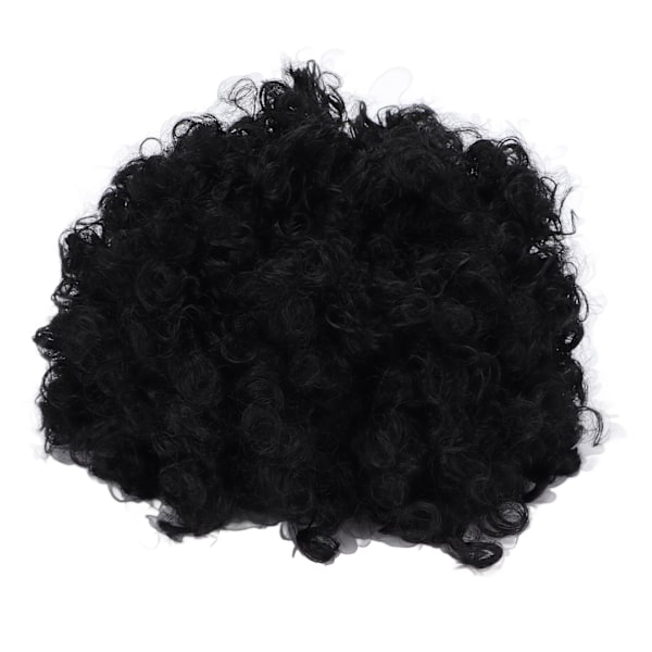 Adult Innovative Color Party Wig Halloween Interesting Headgear for Circus Troup FootballBlack