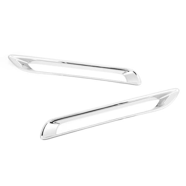 2 STK. Bil Bagtågelys Ramme Dekoration Cover ABS Forkromet Erstatning til RAV4 2019-2021
